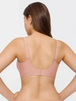 Seamless Wireless Jelly Leopard Contour Minimizer Support Bra