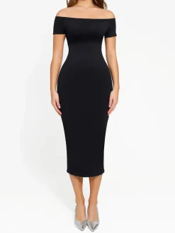 Shapewear Eco-Friendly Sculpting Midi Dress Set