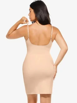 Shapewear 2-in-1 Lace Overlay Sculpting Dress