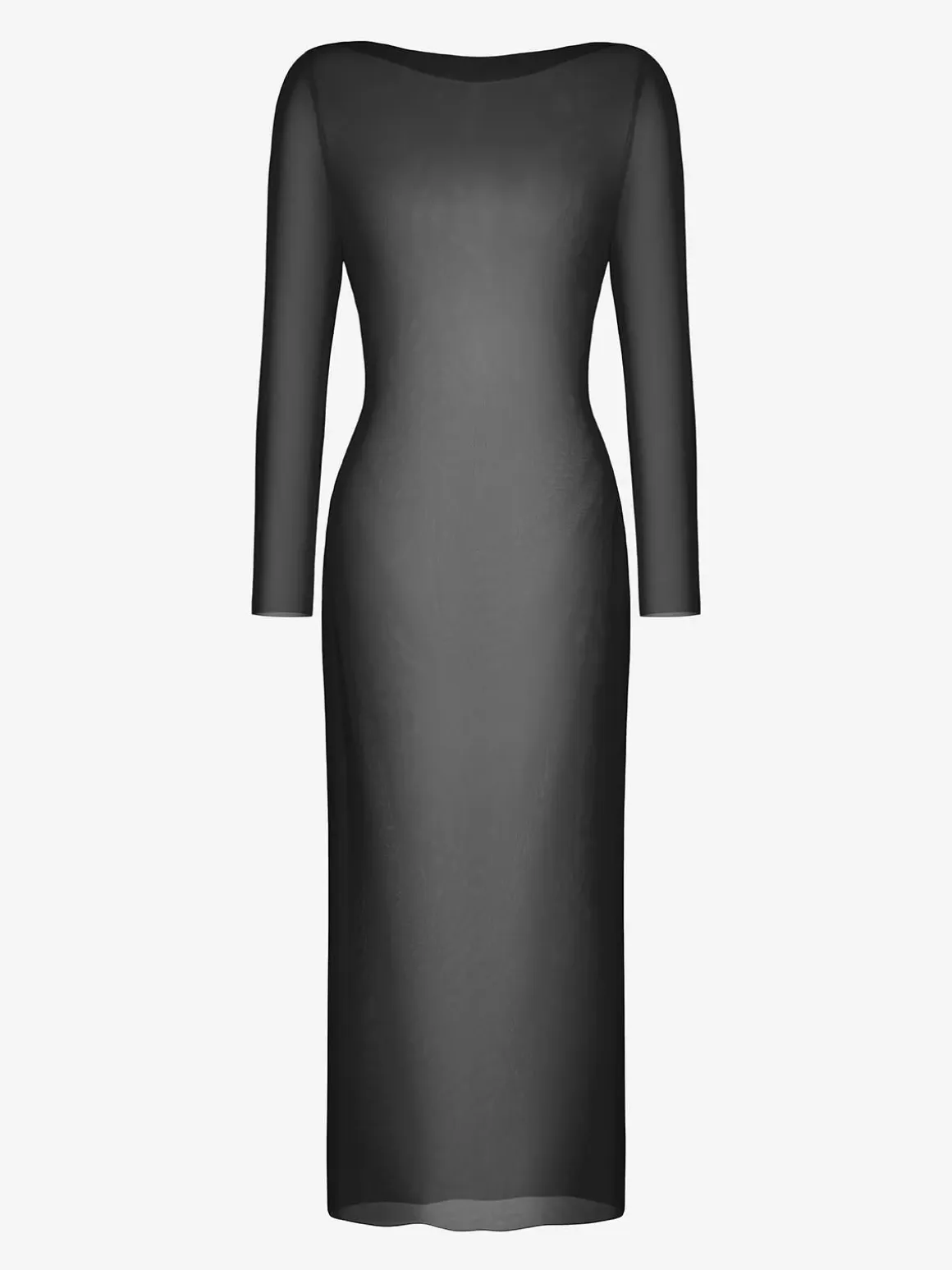Shapewear Modal Dress Sheer Mesh Cover-Up Set