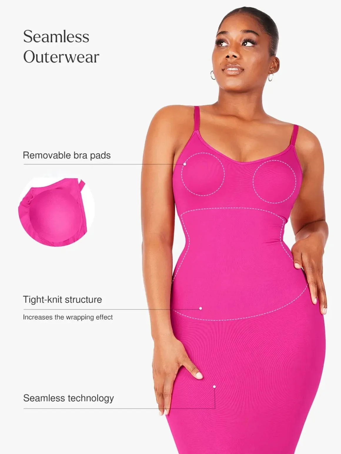 Shapewear Sleeveless Sculpting Dress Set