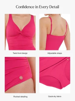 Shapewear Solid Sculpting One-Piece Swimsuit